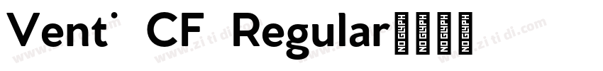 Venti CF Regular字体转换